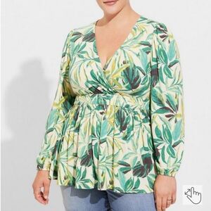 🆕️ Torrid 1 Knit Peplum Top